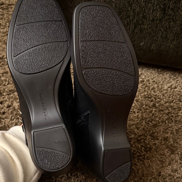 Easy Spirit Black Ankle Boots with Buckle Detail - Picture 4 of 7